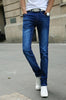 Casual Stretch Skinny Solid Jeans