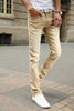 Casual Stretch Skinny Solid Jeans
