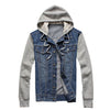 Casual Hoodies Cowboy Men Denim Jacket