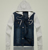 Casual Hoodies Cowboy Men Denim Jacket