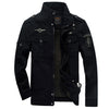 Military Plus Size Men Denim Jackets