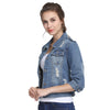 Plus Size 5XL 6XL Slim Women Denim Short Jacket