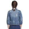 Plus Size 5XL 6XL Slim Women Denim Short Jacket