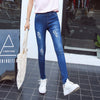 Skinny Ankle Pencil Elastic Denim Jeans