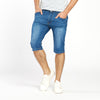 Summer Stretch Lightweight Blue Denim Shorts