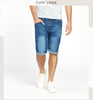 Summer Stretch Lightweight Blue Denim Shorts