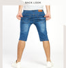 Summer Stretch Lightweight Blue Denim Shorts