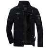 Military Plus Size Men Denim Jackets